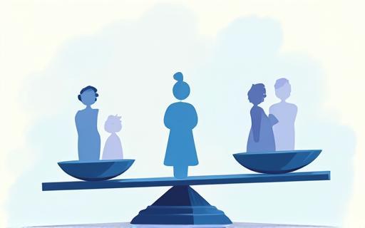 Illustration representing balance and fairness.